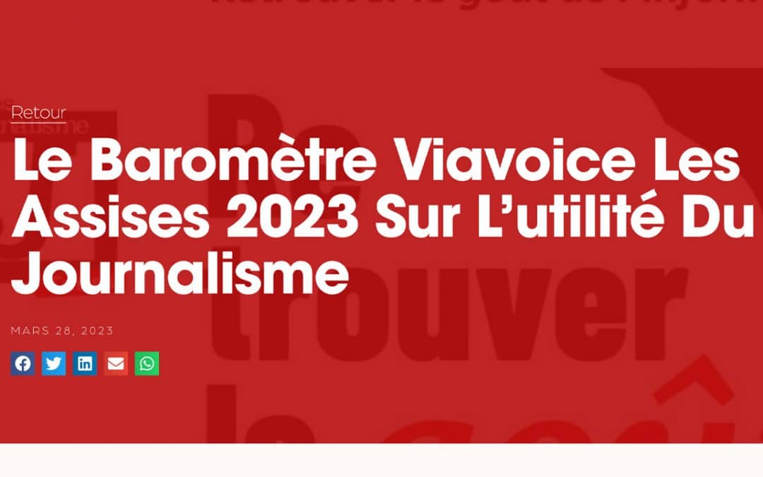 Défiance croissante des Français vis-à-vis des journalistes