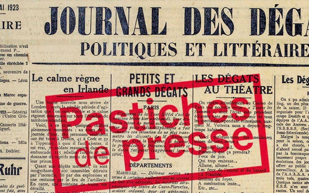 Pastiches de presse&nbsp;: les médias à l’épreuve des détournements