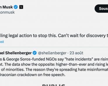 Elon Musk contre George Soros, premier round