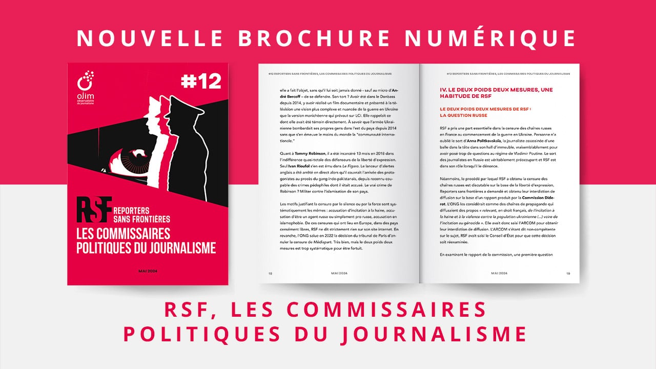 Un dossier sur RSF et un appel à nos lecteurs Un dossier sur RSF et un appel à nos lecteurs