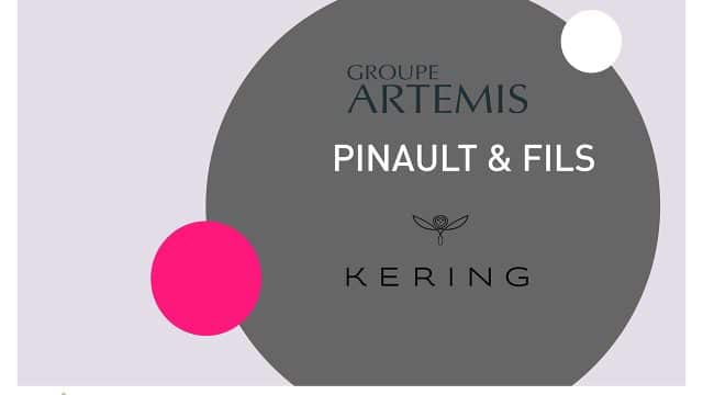 Infographie : François Pinault, Groupe Artémis, Kering...