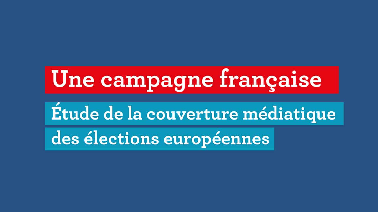 Le désamour des médias pour la campagne des européennes