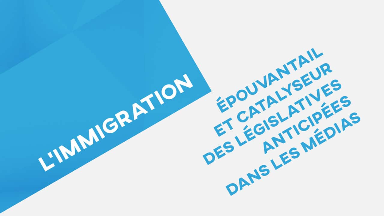 L’immigration, épouvantail et catalyseur des législatives anticipées dans les médias L’immigration, épouvantail et catalyseur des législatives anticipées dans les médias