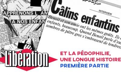 Libération et la pédophilie, une longue histoire. Première partie