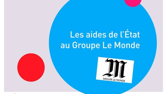 Infographie : Les aides de l'État au groupe Le Monde