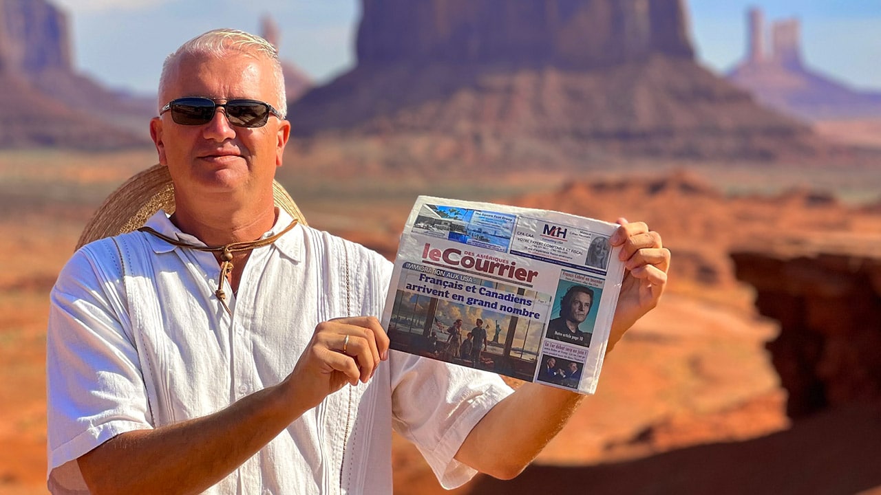 Le Courrier des Amériques : le seul journal imprimé en français en dehors des pays francophones