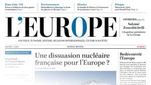 L’Europe, un nouveau mensuel de propagande, payé en partie par vos impôts 