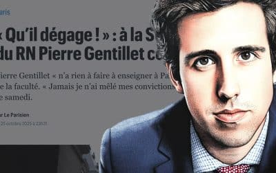 Pierre Gentillet face à l’extrême gauche&nbsp;: les médias battent en retraite