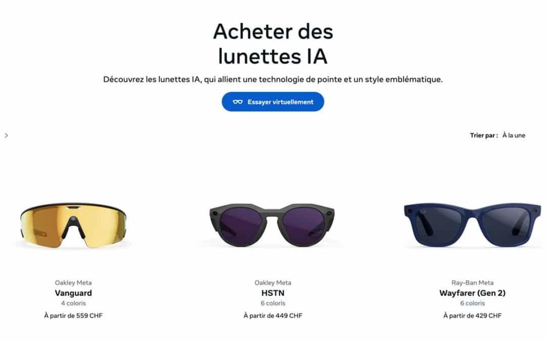 Les lunettes, nouvel écran des médias ? Meta accélère, la concurrence s’aligne