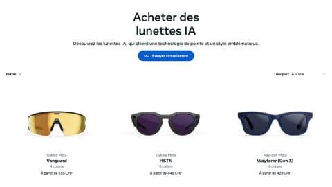 Les lunettes, nouvel écran des médias ? Meta accélère, la concurrence s’aligne