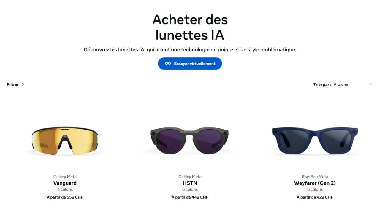 Les lunettes, nouvel écran des médias ? Meta accélère, la concurrence s’aligne Les lunettes, nouvel écran des médias ? Meta accélère, la concurrence s’aligne