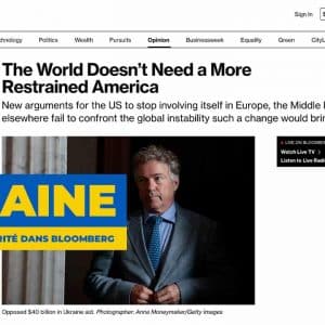 Ukraine : moments de sincérité dans Bloomberg